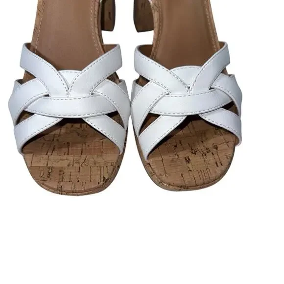 White Mountain Dubonnet Women's heeled sandal SZ/8.5M
